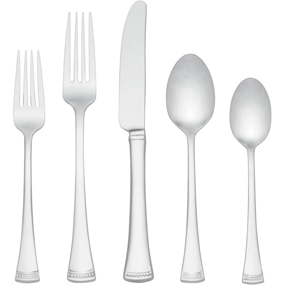 imageLenox 899224 Portola Mirror 20Piece Flatware Set Service For 4Stainless