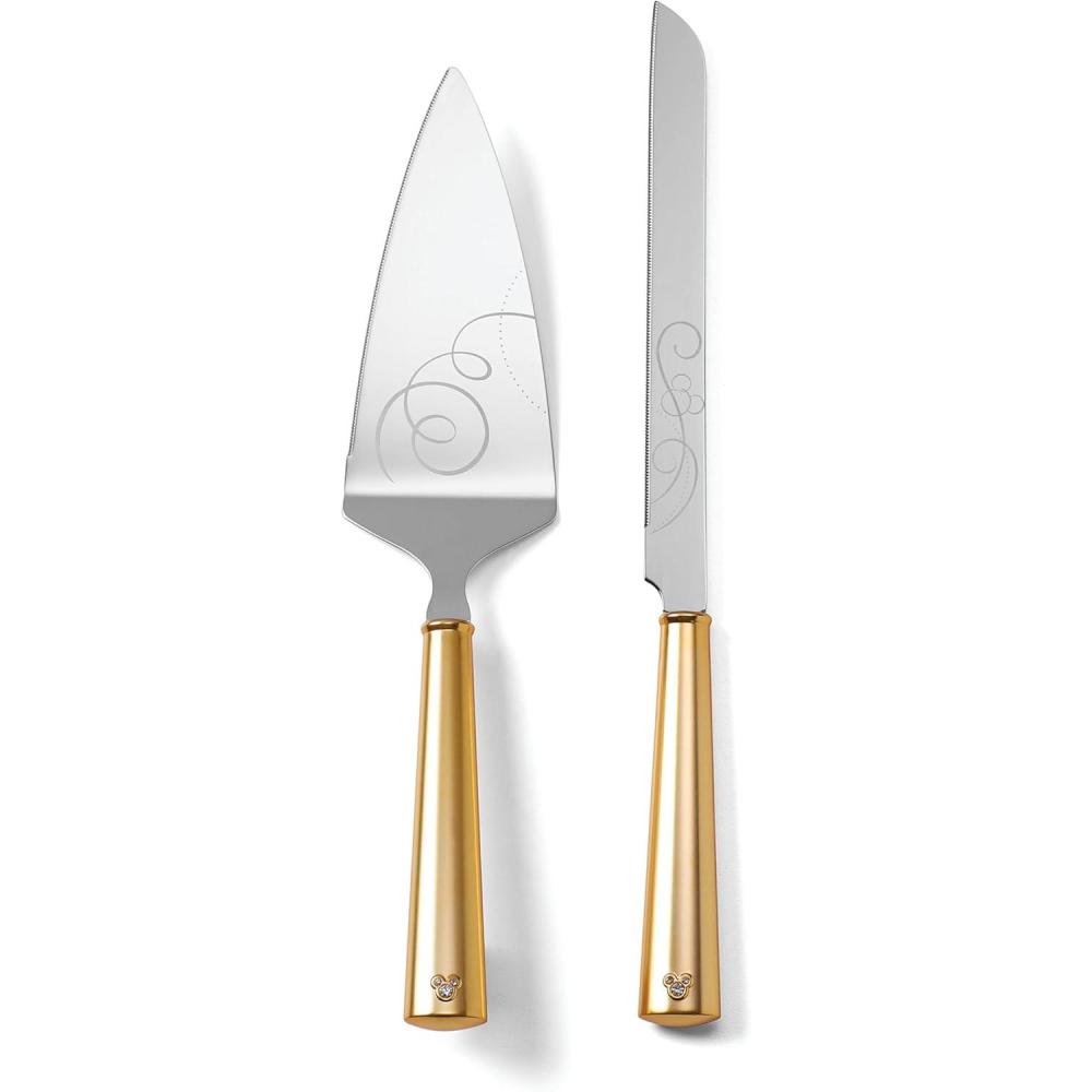 imageLenox Disney Bridal Dessert Set070 Metallic2Piece Dessert Set