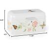 Lenox 892520 Butterfly Meadow Breadbox, 11.25″ L x 6.5″ W x 6.25″ H