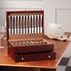 Lenox 893826 Mahogany Flatware Chest, 8.8(Mahogany)