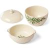 Lenox 894179 Holiday Train 5-Piece Serving Set, Christmas Decor(Stackable Bowls)