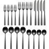 Lenox 898324 Modulus Satin Black 20-Piece Flatware Set