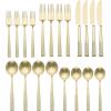 Lenox 898325 Modulus Satin Champagne 20-Piece Flatware Set