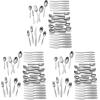 Lenox Bratton 65-Piece Flatware Set, 9.85 LB, Metallic(Emerick)
