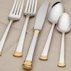 Lenox Eternal Gold Flatware 5-Piece Place Setting, Service for 1 , Stainless –