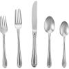 Gorham Melon Bud 5-Piece Stainless Steel Flatware Place Setting, Service for 1, Silver -(5-Piece  Stainless)