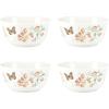 Lenox 856406 Butterfly Meadow Melamine 4-Piece All-Purpose Bowl Set, Lightweight Melamine Material(4 Count)