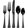 Lenox 893677 Portola Black 20-Piece Flatware Set