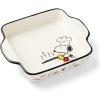Lenox 897681 Chef Snoopy Figural Utensil Crock 4-Piece Set(Square Baker)