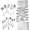 Lenox Bratton 65-Piece Flatware Set, 9.85 LB, Metallic(Alcott)