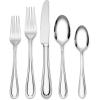 Lenox Bratton 65-Piece Flatware Set, 9.85 LB, Metallic(Ashbridge)