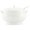 Lenox Opal Innocence Carved Covered Soup Tureen with Ladle, 10-1/4-Inch, White, 152 ounces