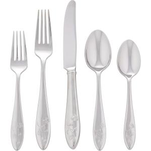 Butterfly Meadow 6-Piece Block Set(5-Pieces Flatware Set)