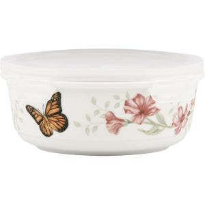Lenox 824646 Butterfly Meadow Serve & Store Container, Small Container 6.25″D x 2.75″H(Small)
