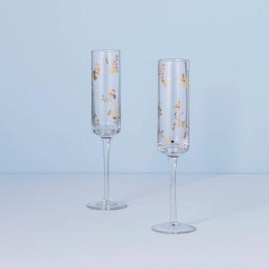 Lenox 890861 Opal Innocence Flourish Cake Knife & Server(Toasting Flutes)