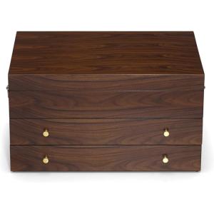 Lenox 893826 Mahogany Flatware Chest, 8.8(Rosewood)
