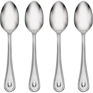 Lenox 894745 French Perle Salad Forks, Set Of 4(Teaspoons  Set Of 4)