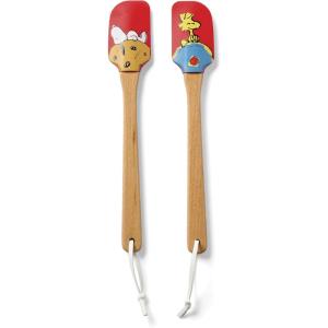 Lenox 897681 Chef Snoopy Figural Utensil Crock 4-Piece Set(Spatula Set  Red)
