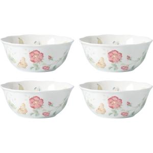 Lenox Butterfly Meadow 4-Piece Large All-Purpose Bowls, 4.03, Multi