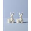 Lenox 897943 Wicker Creek Bunny Candle Holders, Set of 2, Easter Home Decor