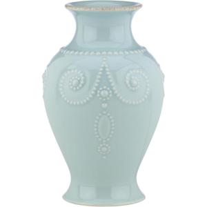 Lenox French Perle Ice Blue 8″ Fluted Vase – 869509(Bouquet Vase)