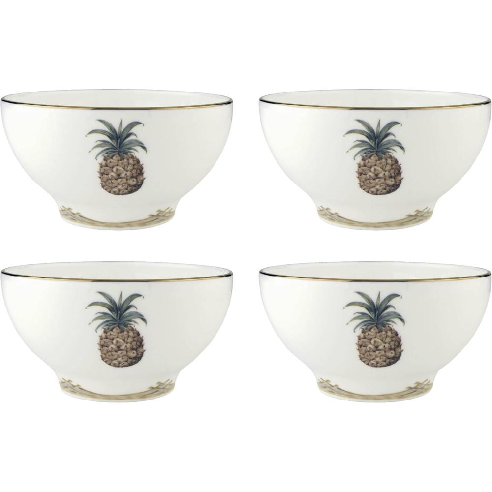 imageLenox 6226708 British Colonial Bamboo MugRice Bowls Set of 4