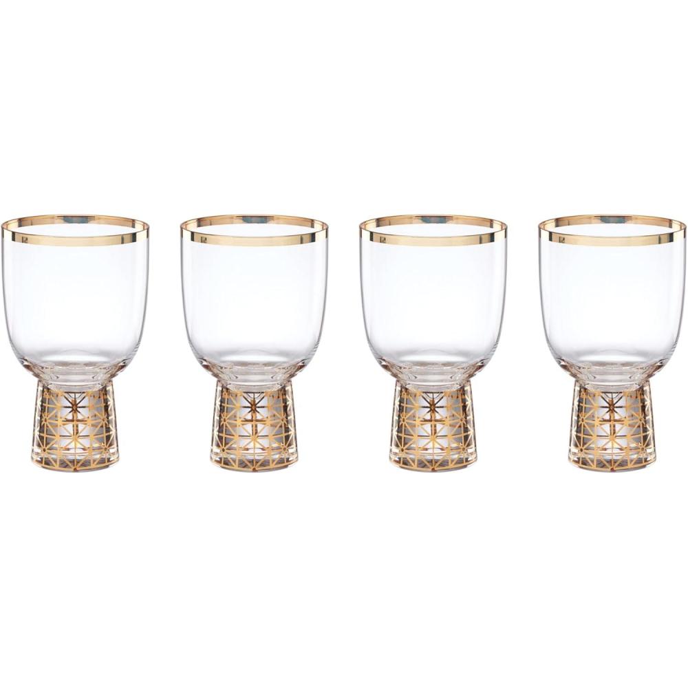 imageLenox 897412 Tuscany Classics Gold Frost Wine Glasses Set of 4