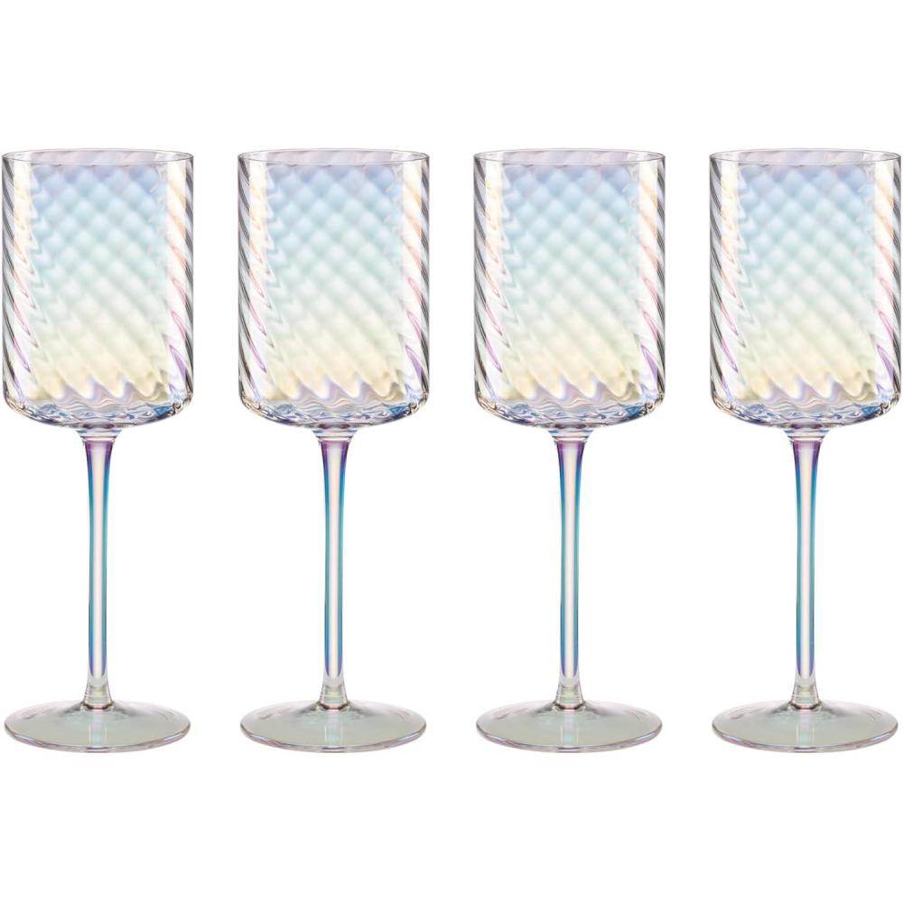 imageLenox 897498 Tuscany Classics Iridescent Flutes Set of 4Red Wine Glasses