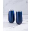 Cambridge 6 Oz Navy Champagne Flutes, Set Of 2, 2 Count, No Color