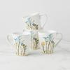 Lenox 896638 Wildflowers Mugs, Set of 4