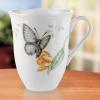 Lenox Porcelain Meadow Cup and Saucer, 1.3 LB, Blue Butterfly(12 Ounces)