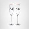 kate spade new york Bridal Party 2-Piece Champagne Flute Set(Flute Pair)