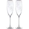 Lenox 886922 Silver Peony Toasting Flute(Toasting Flutes)