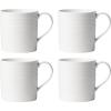 Lenox 894664 LX Collective White Mugs, Set of 4, 10 oz(Mugs  Set of 4)