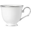 Lenox Federal Platinum Teacup, Cup, White, 6 Ounces