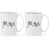kate spade new york Bridal Party 2-Piece Champagne Flute Set(Mug Set  Mrs. & Mrs.)