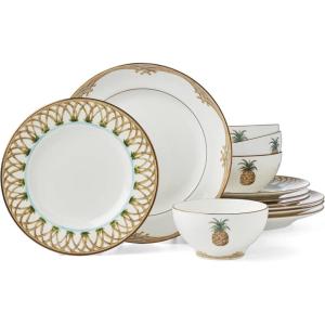 Lenox 6226708 British Colonial Bamboo Mug(12-Piece Dinnerware Set)