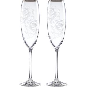 Lenox 886922 Silver Peony Toasting Flute(Toasting Flutes)