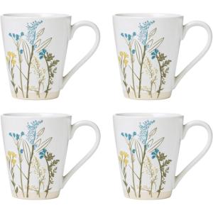 Lenox 896638 Wildflowers Mugs, Set of 4