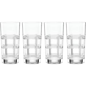 Reed & Barton 894880 Hudson Toasting Flute Pair(Highball Glasses  Set of 4)