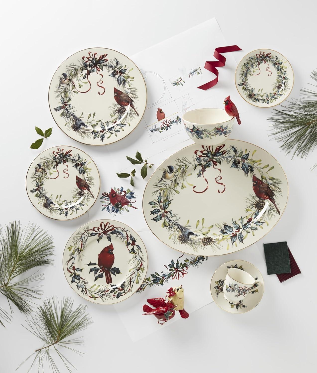 imageLenox 185518002 Winter Greetings Dinner Plate Christmas Dinnerware