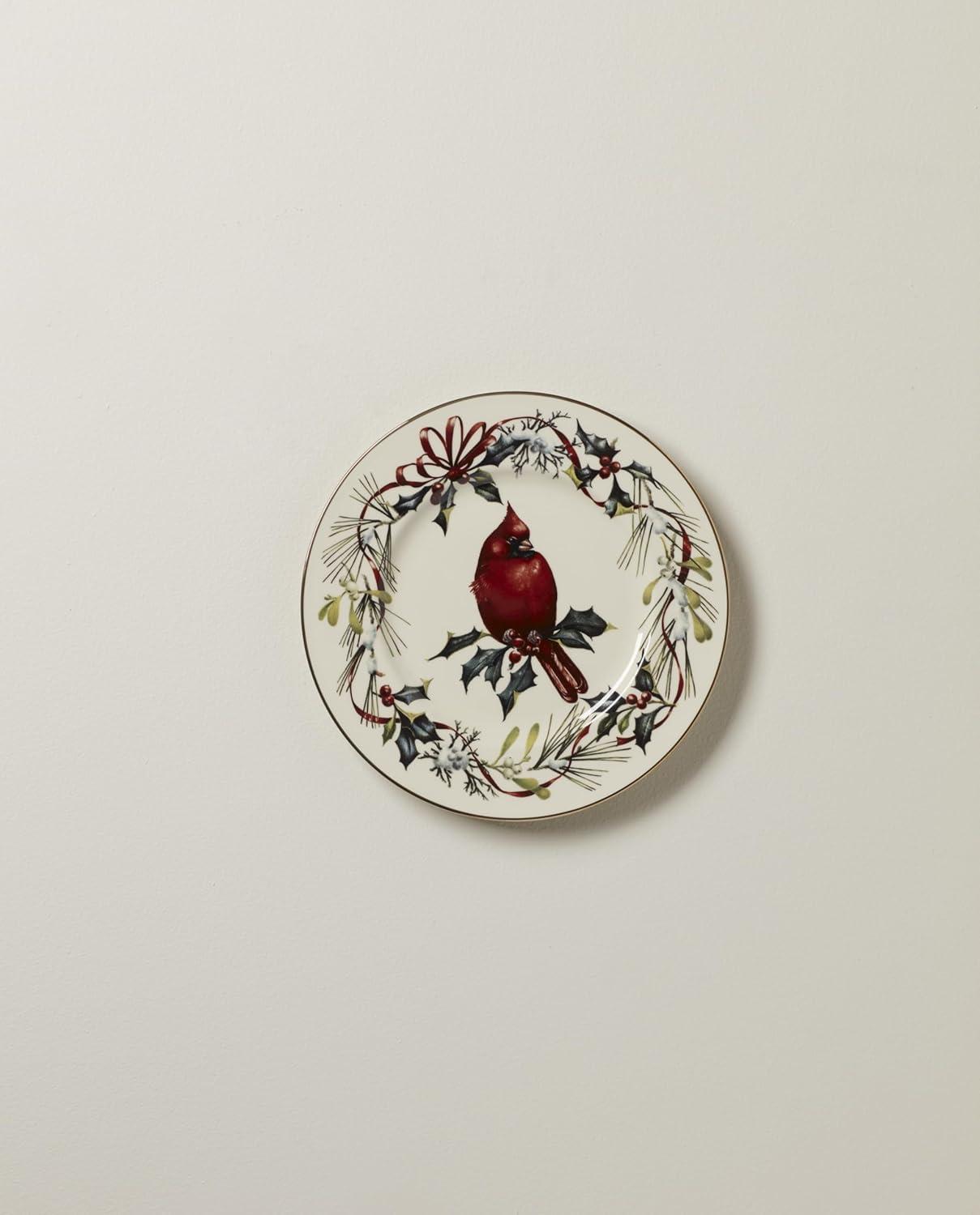 imageLenox 6049753 Winter Greetings Accent Plate Christmas Dinnerware