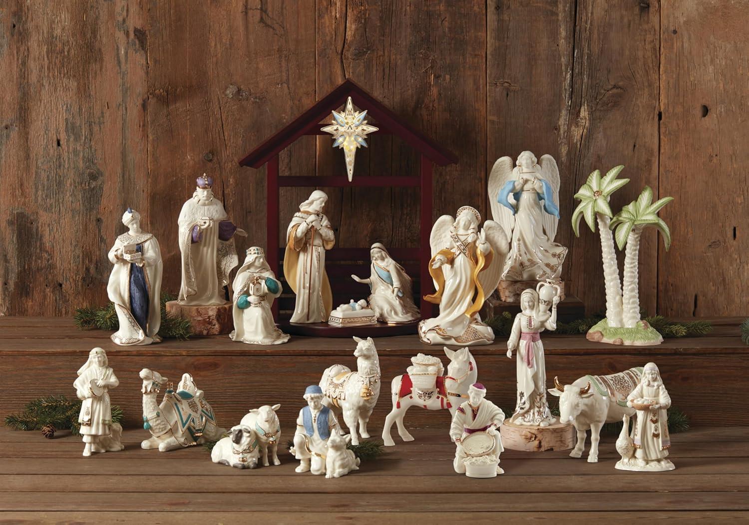 imageLenox 6238430 First Blessing Nativity 3Piece Holy Family Figurine Set