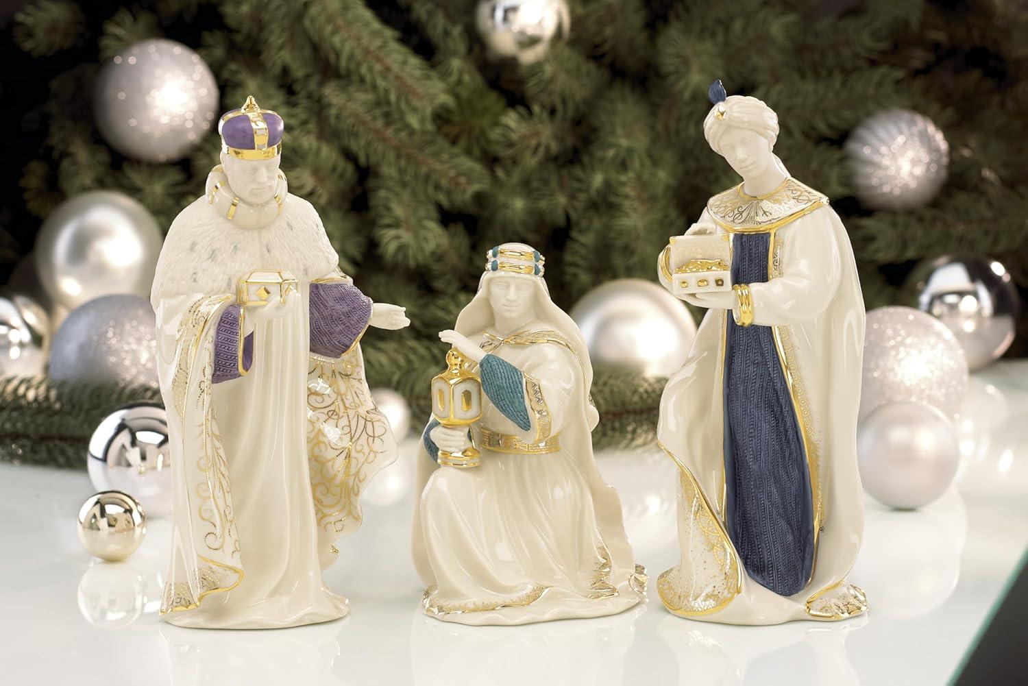 imageLenox 6399943 First Blessing Nativity Three Kings Figurine Set