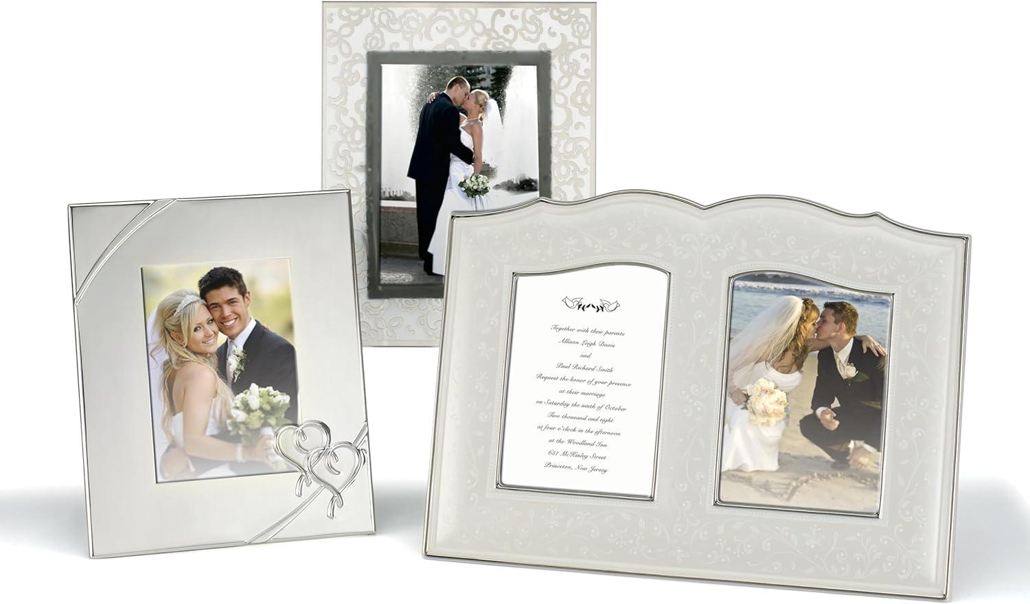 imageLenox 812616A True Love 5x7 Picture Frame Metallic