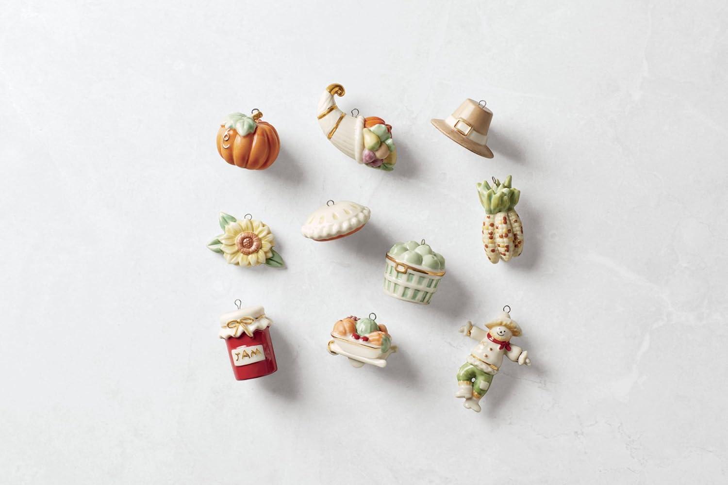 imageLenox 819668 Luck of the Irish 12Piece Ornament Set St Patricks Day10Piece Ornament Set Autumn