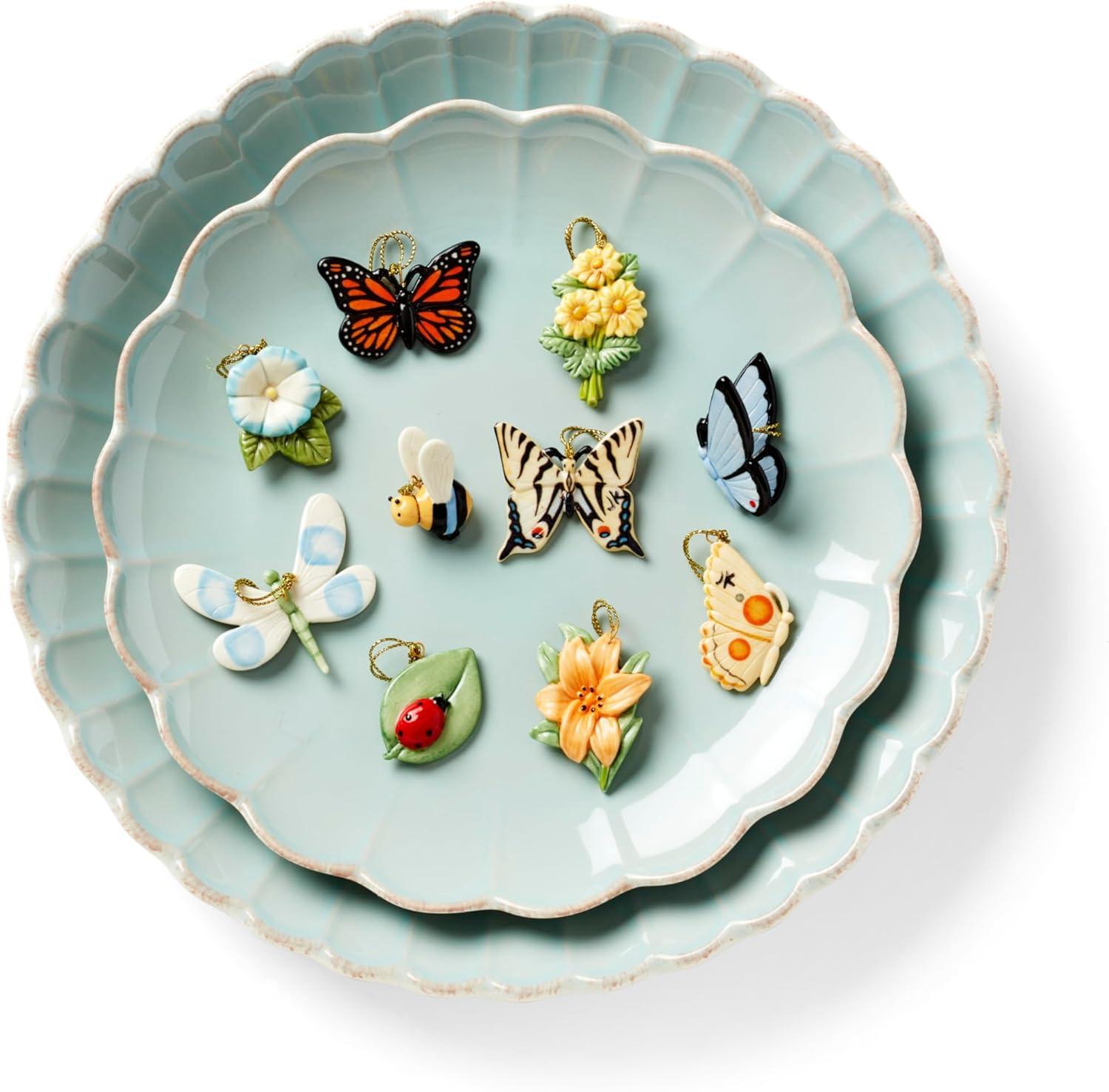 imageLenox 819668 Luck of the Irish 12Piece Ornament Set St Patricks Day10Piece Ornament Set Butterfly