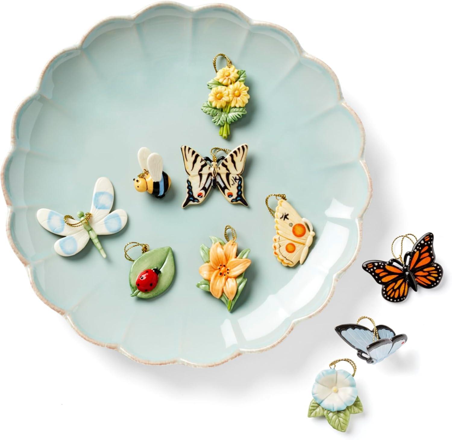 imageLenox 819668 Luck of the Irish 12Piece Ornament Set St Patricks Day10Piece Ornament Set Butterfly