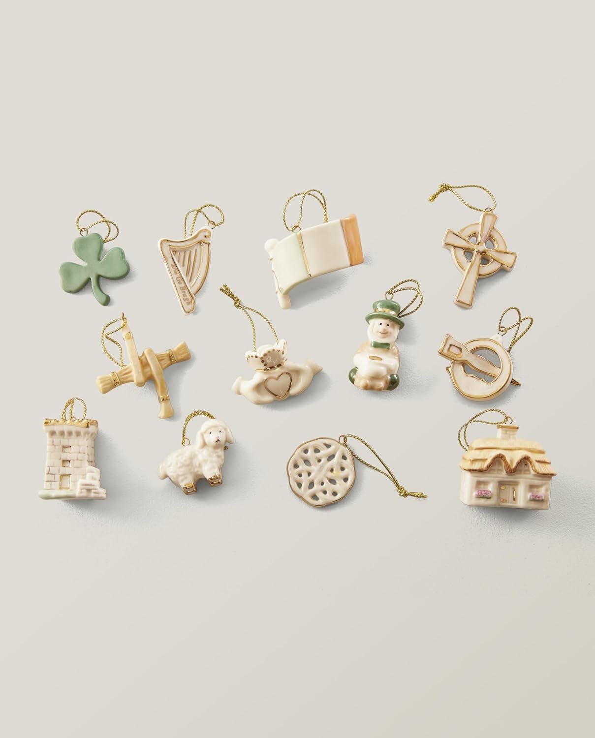 imageLenox 819668 Luck of the Irish 12Piece Ornament Set St Patricks Day12Piece Ornament Set  St Patricks Day