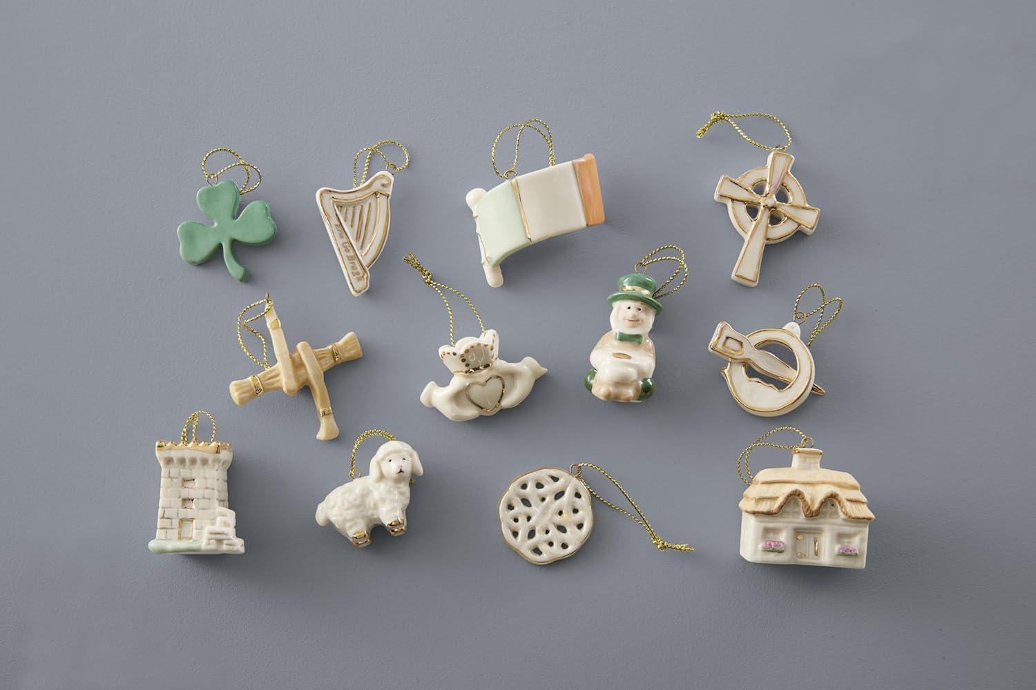 imageLenox 819668 Luck of the Irish 12Piece Ornament Set St Patricks Day12Piece Ornament Set  St Patricks Day